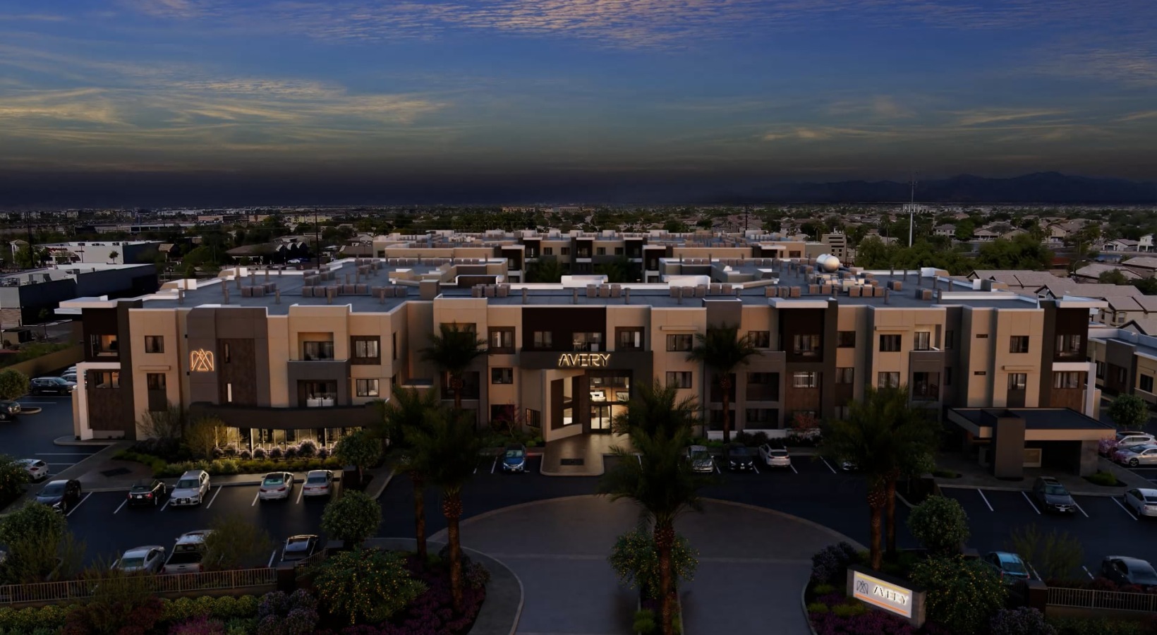 Exterior view of the property